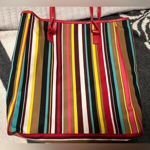 Lancôme MultiColor Striped Tote Bag 🌼